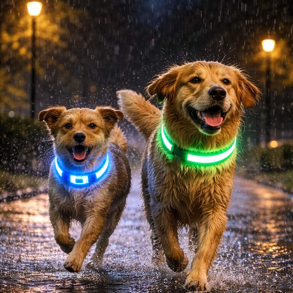 LED per cani è realizzato in PVC